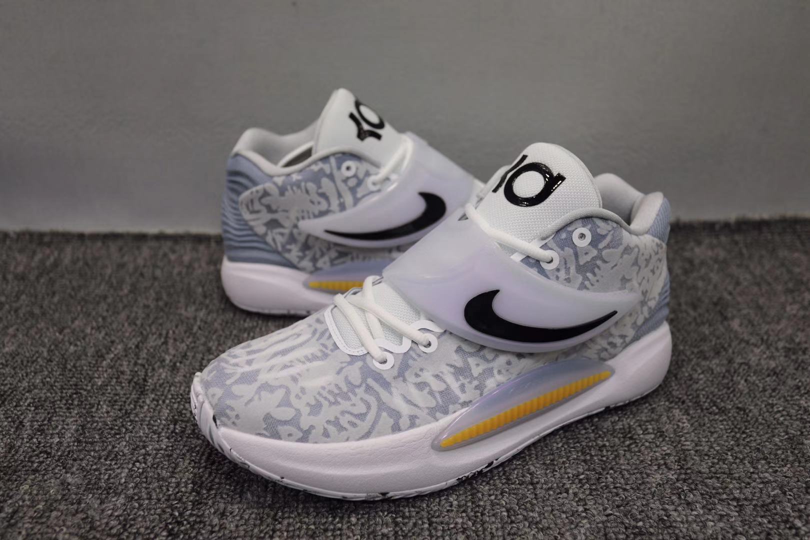 Nike KD 14 Grey White Black Shoes
